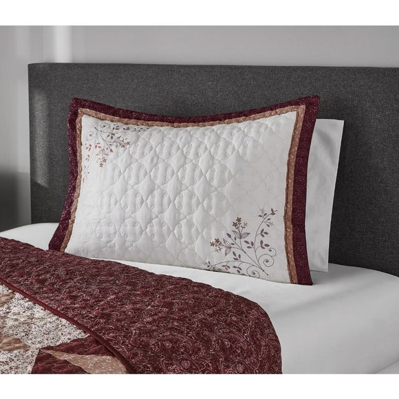 Mainstay Bedding Mainstays Brick Star Quilted Polyester Standard